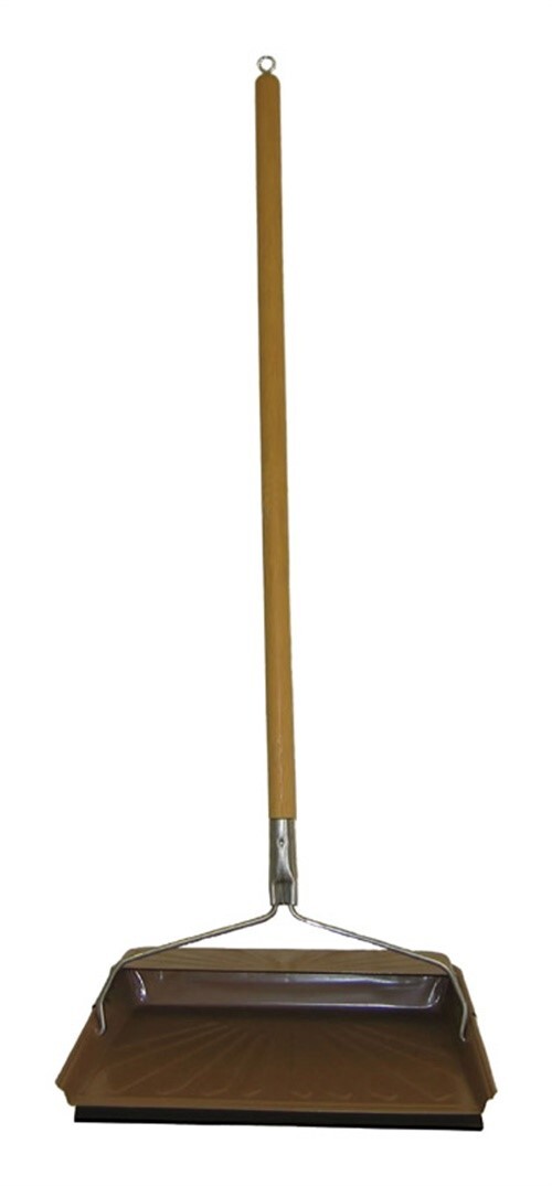 Fulton 240S-10 Black Steel Wooden Handle Janitor Dust Pan 7 L x 11.5 W in.