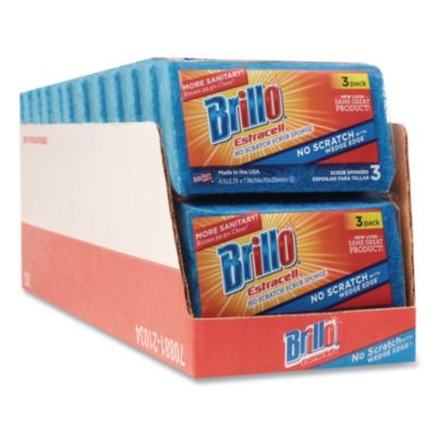 Armaly Brands 21034_40 No Scratch Sponges Blue 4.5×2.75 3/Pack