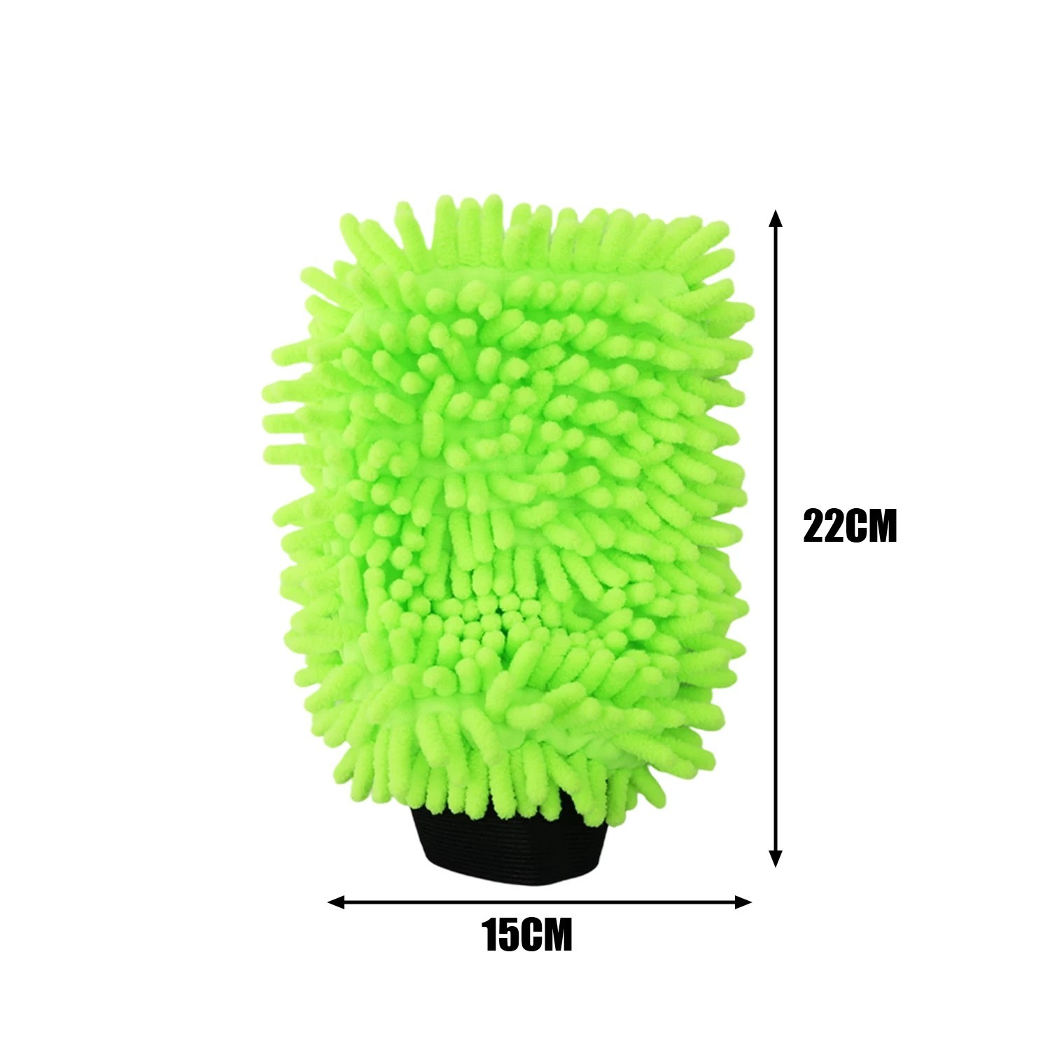 2 Pack Microfiber Car Wash Mitt Scratch Free Ultra Absorbent Car Cleaning Gloves