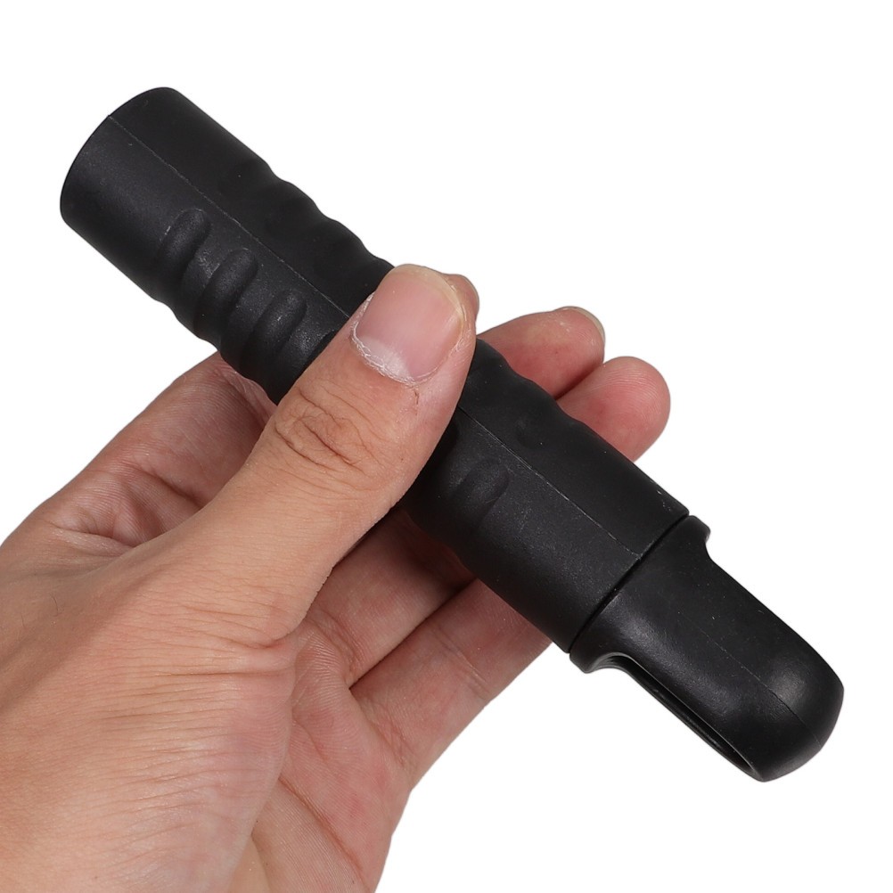 2Pcs Black Broom Replacement Grips with Antislip Design for Easy Cleaning
