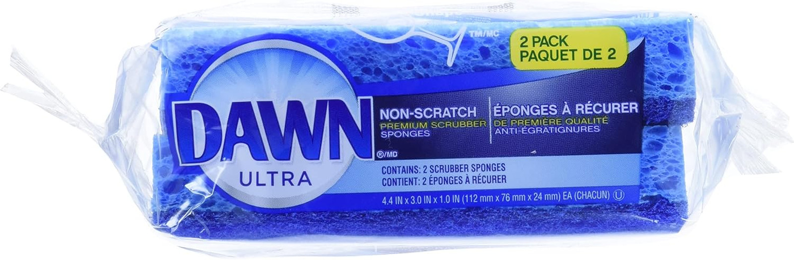 Dawn Non Scratch Sponges 2 Pk