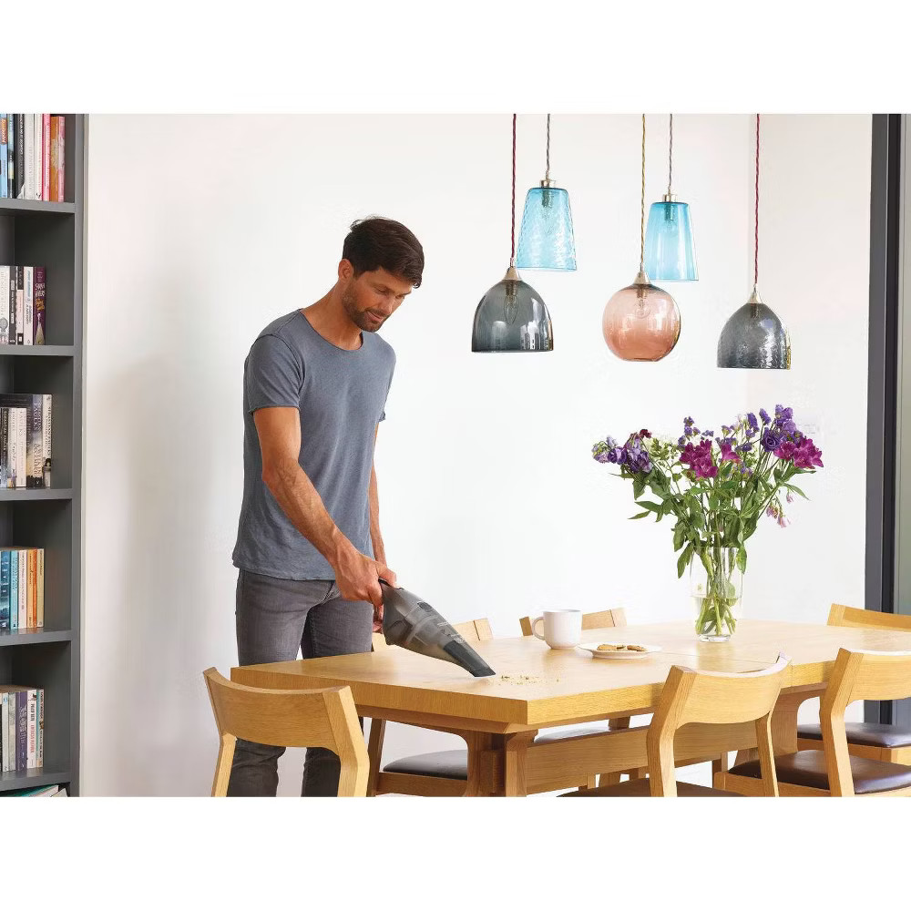 BLACK+DECKER Compact Lithium Handheld Vacuum – Gray HNVC220BCZ01: