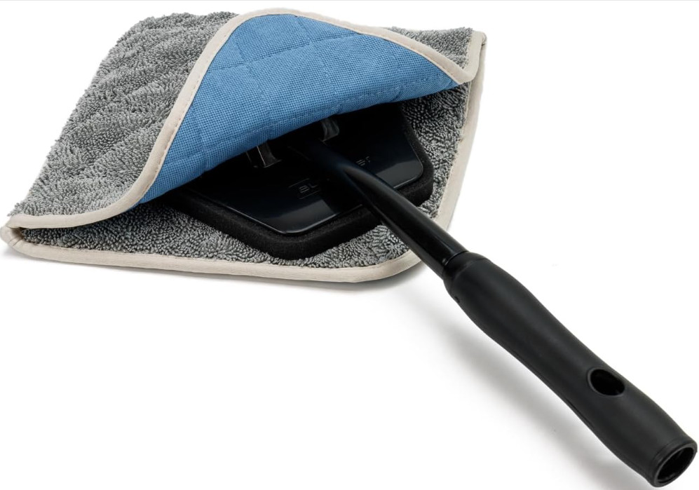 Kit Limpiacristales Profesional con Toallas Doble Cara para Ventanas y Vidrio