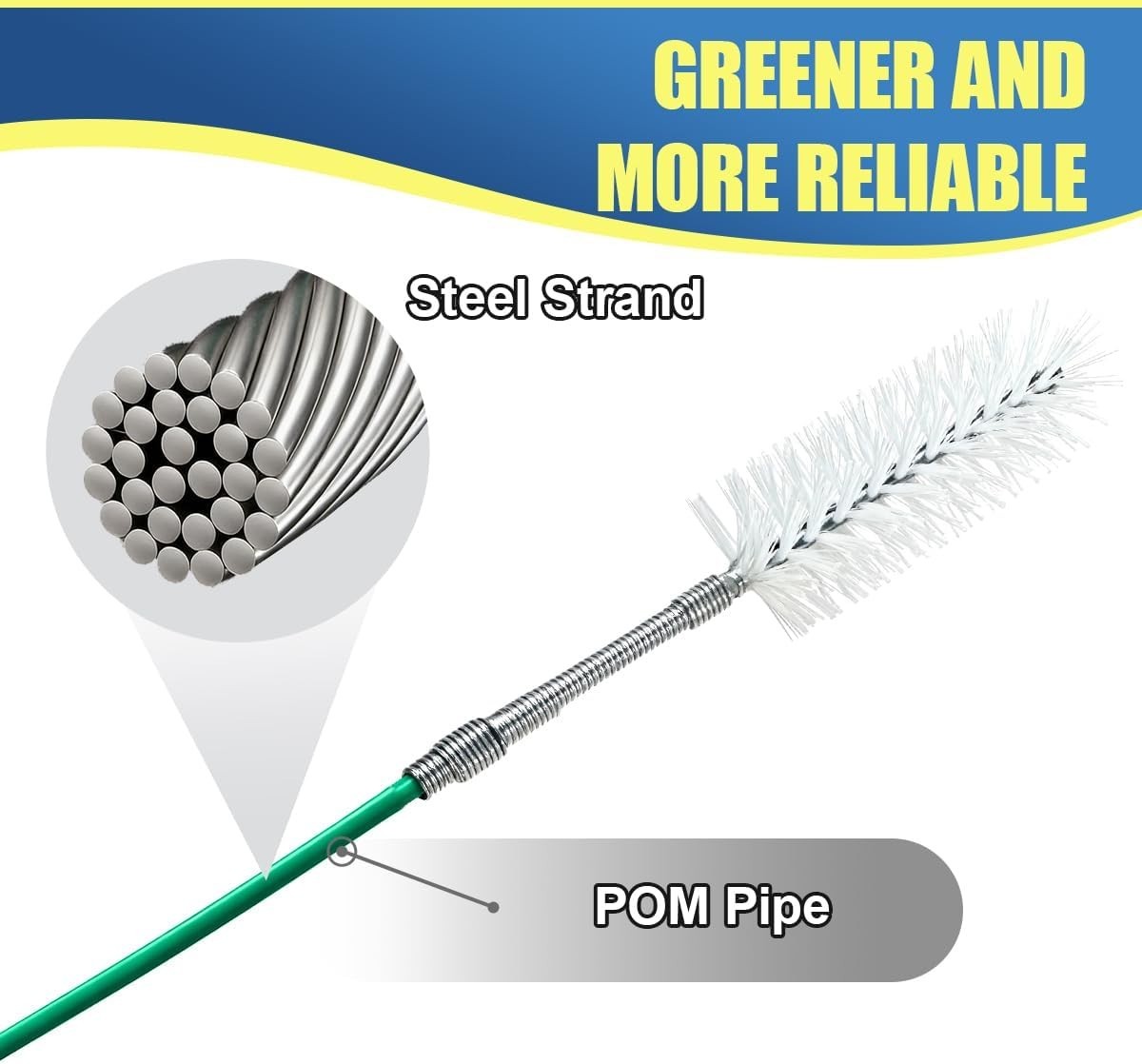 Auto Sunroof Drain Cleaning Tool,118inch Long Pipe Cleaner for Car,flexible New