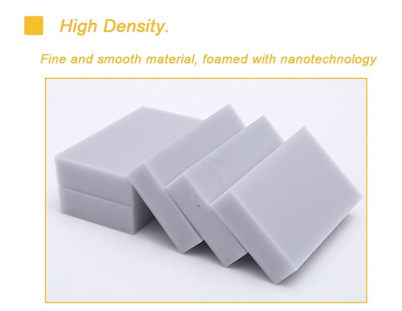 100pcs Gray Sponge Magic Melamine Erase Premium Cleaning Foam Thick Washing Bulk