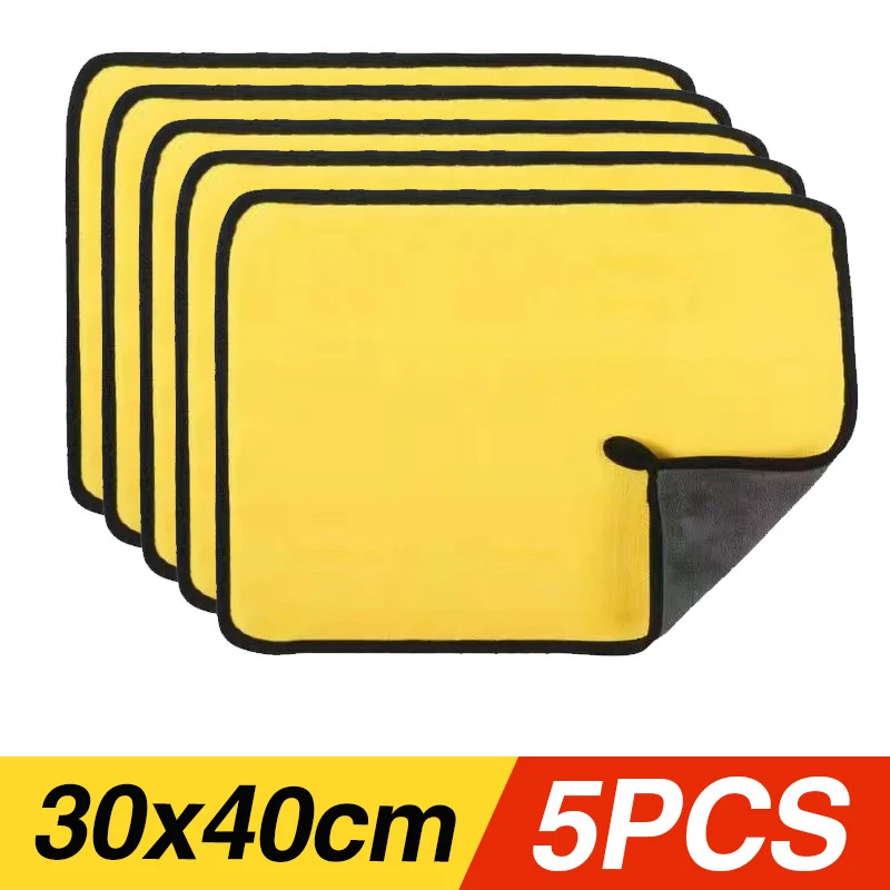 Car Wash Towels Cleaning Cloth Absorbent Dry Cloth General Purpose Microfiber To