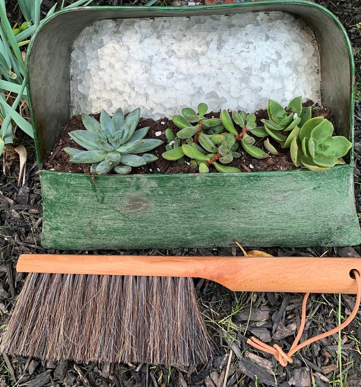 Dustpan,Woodworking Bench Brush-USA Horsehair, FirePlace Brush, Shop, Counter