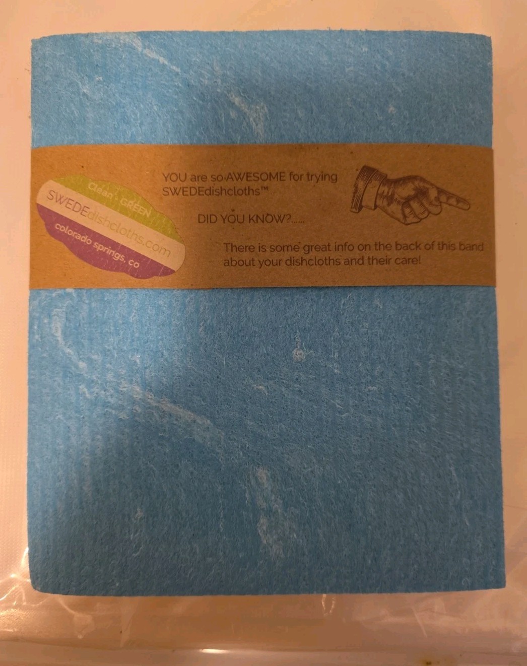 Swedish Dishcloth 5 Pack (Multi Color) Paper Towel Replacements | Free Ship!