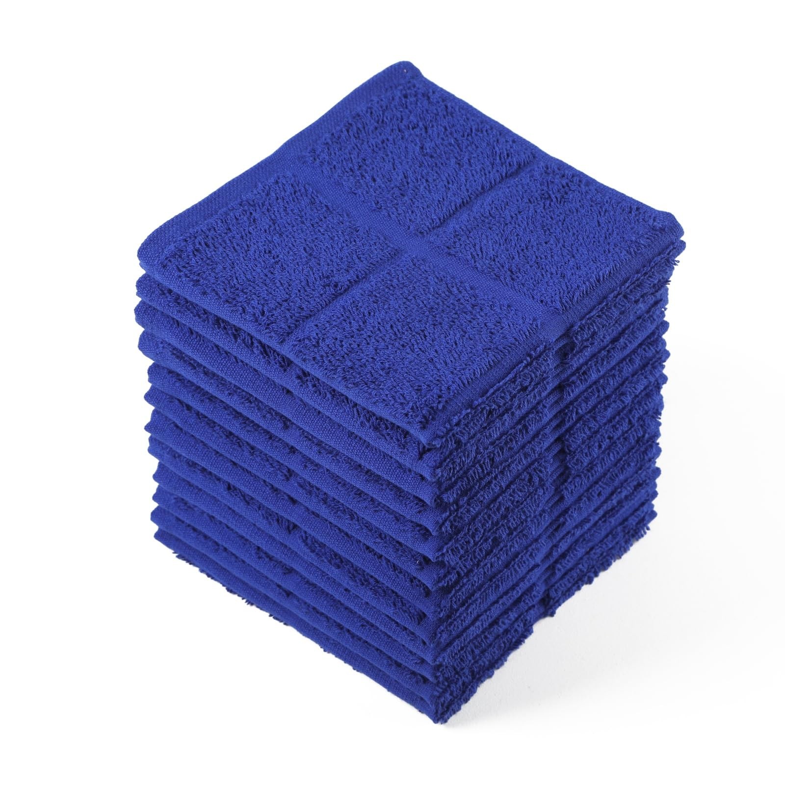 Glynniss Blue Dish Cloths Kitchen Highly Absorbent Navy Rags 11×11,