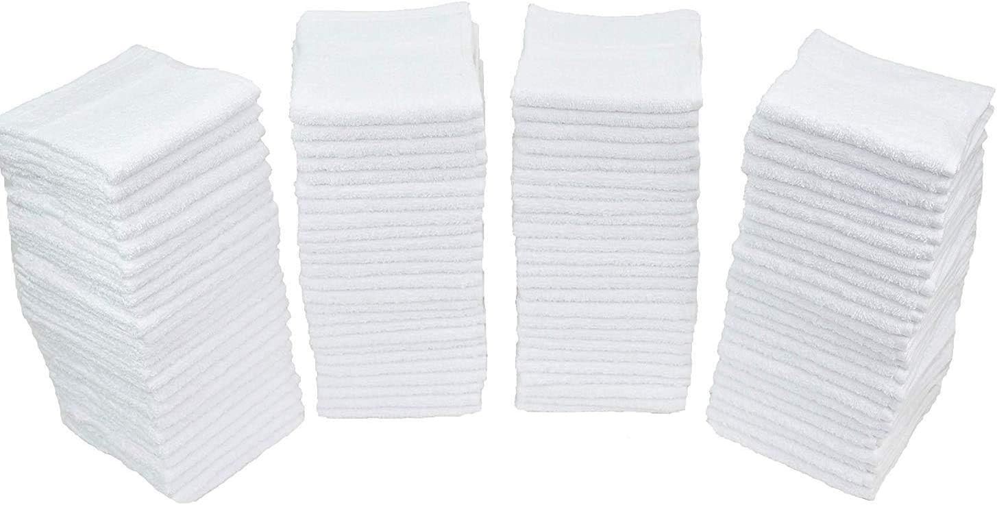 Simpli-Magic 79171 Terry Cleaning Cloths, 12″x12″, White, 50 Pack