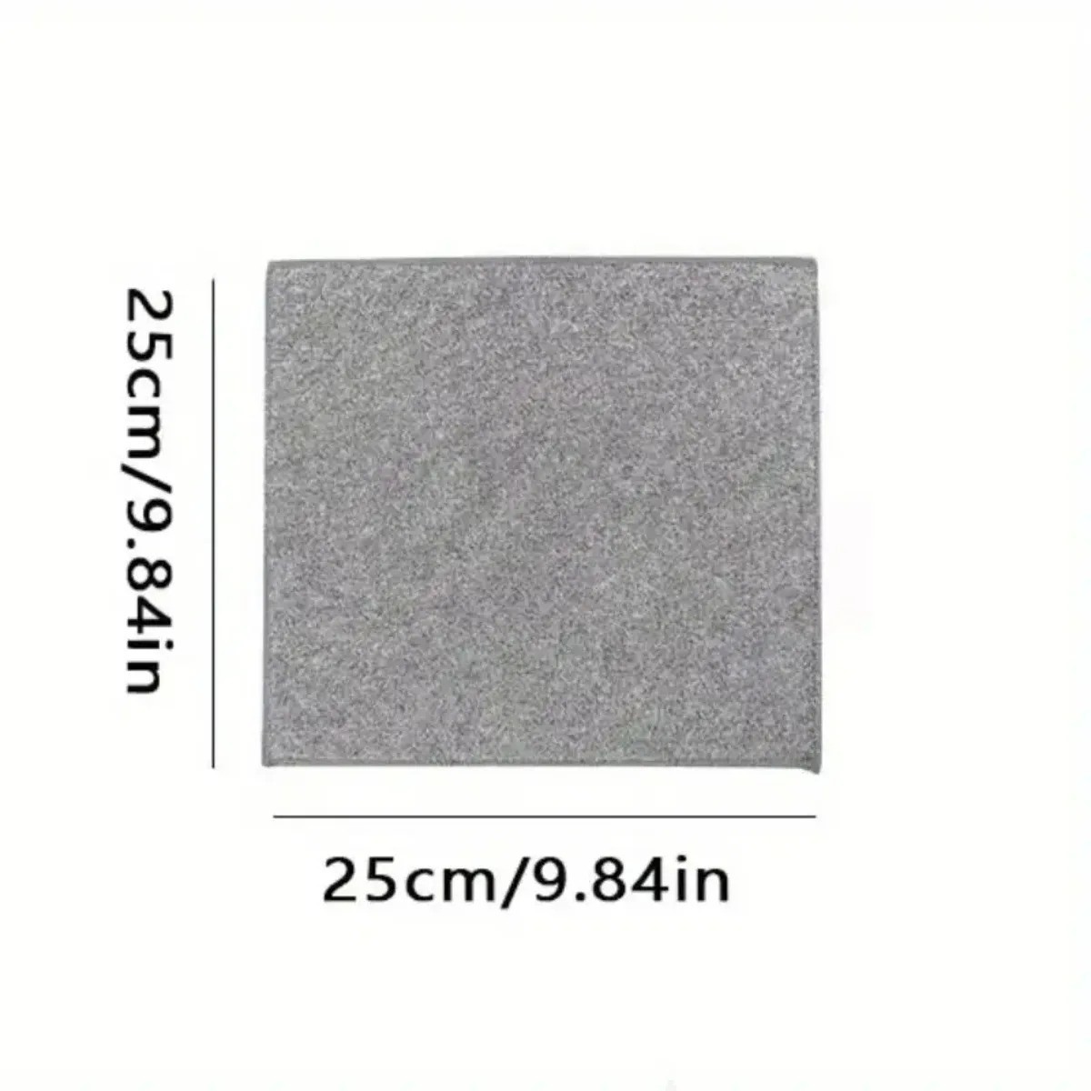 Microfiber Kitchen Towels Set 5/10/20Pcs Soft Absorbent Cleaning Cloth Gray