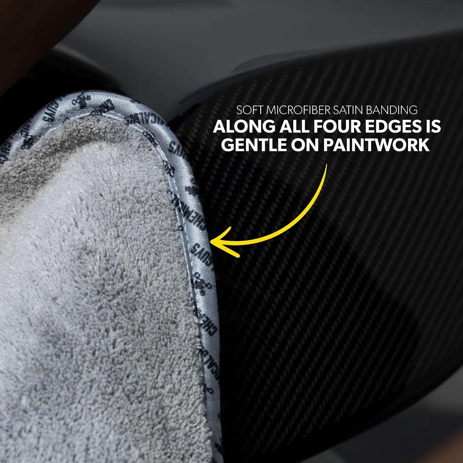 Chemical Guys Woolly Mammoth Large Microfiber Drying Towel – 36 x 25 Inch Gray,