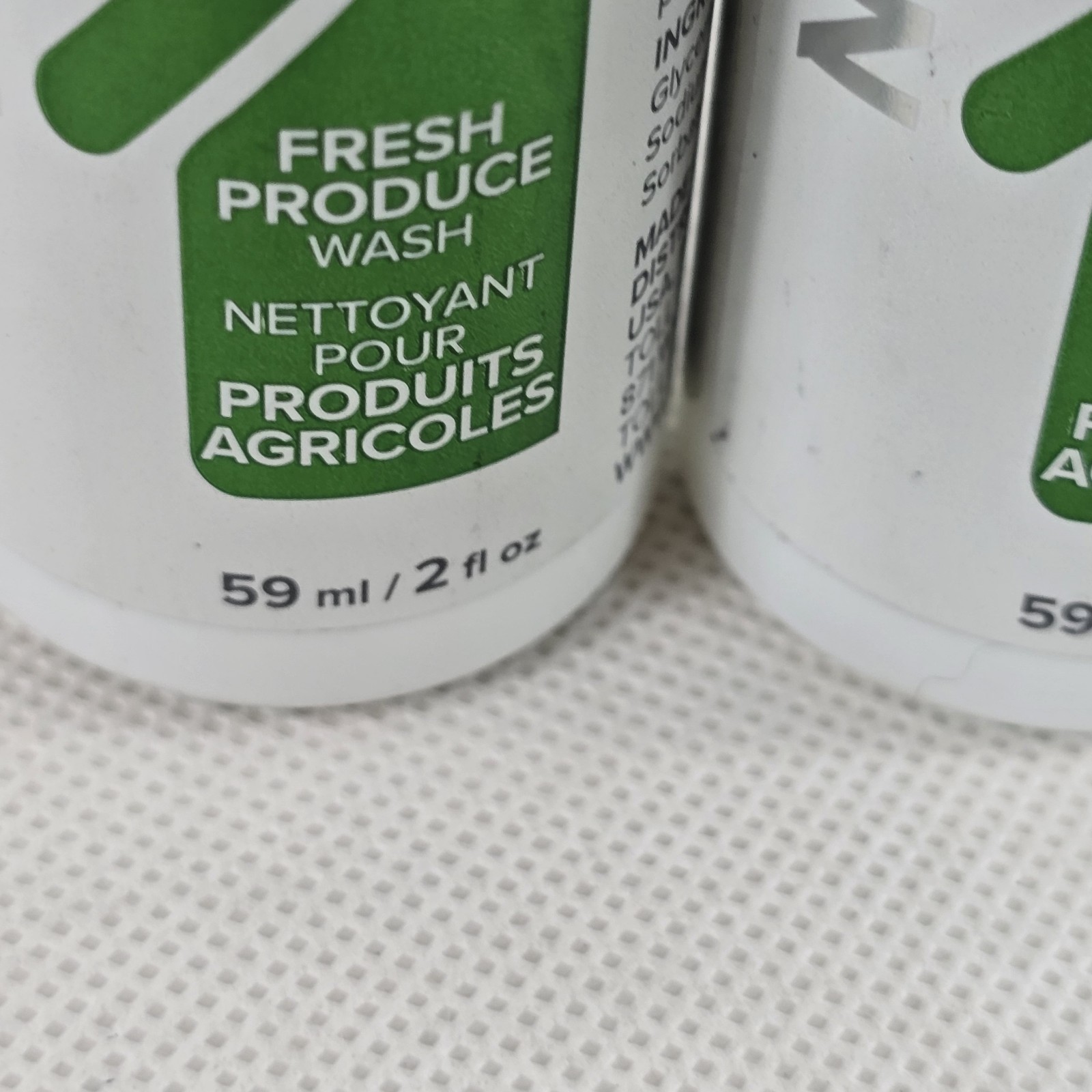 Lot of 3 Norwex Fruit and Veggie 2 oz With Sprayer Produce Wash Vegetable
