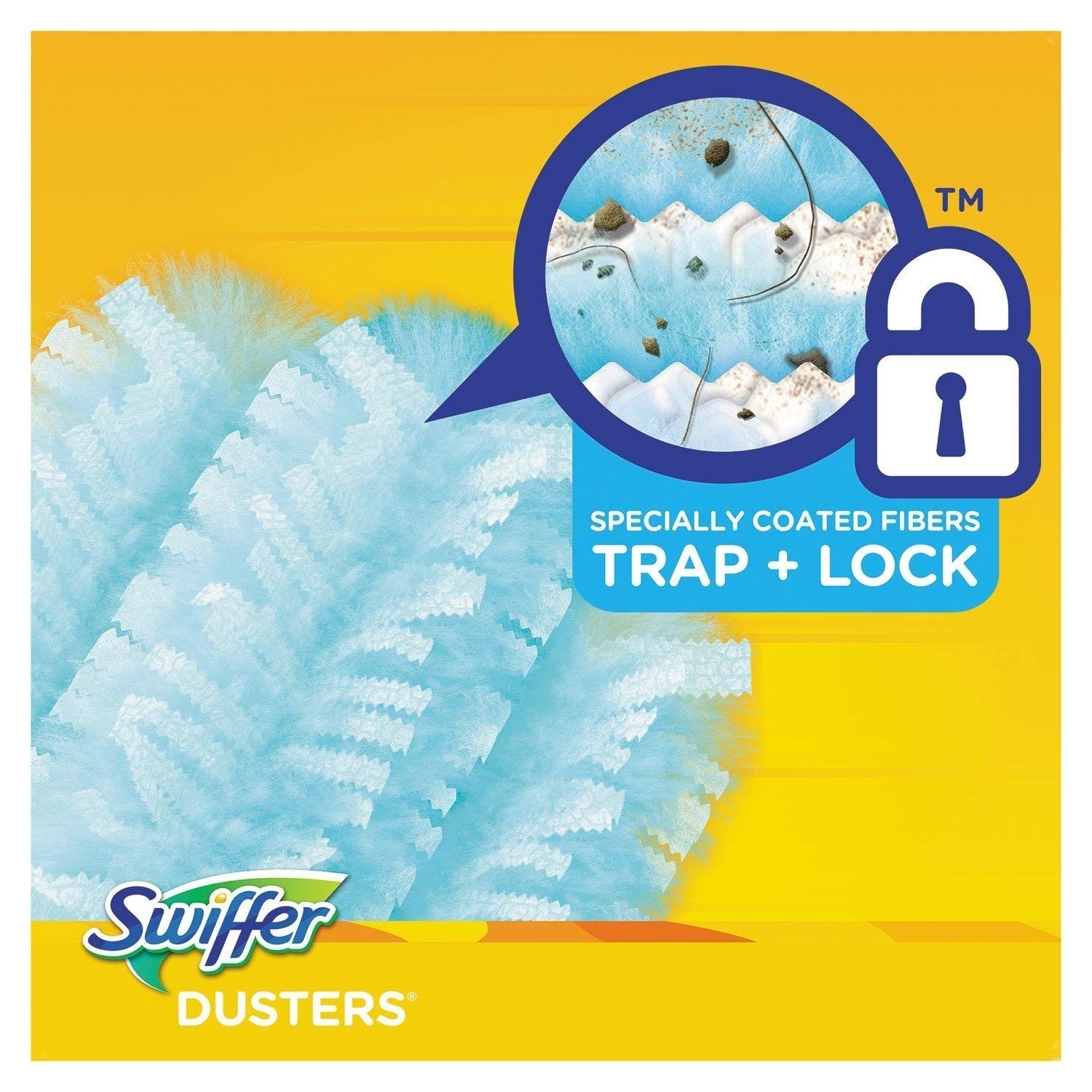 Swiffer 21459CT Refill Dusters, Dust Lock Fiber, 10 Count (Pack of 4), Blue