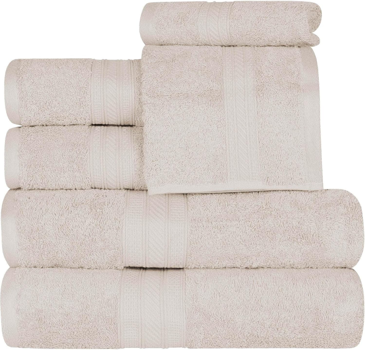 Superior 700 GSM Long Staple 100% Combed Cotton, Durable, Plush and Absorbent
