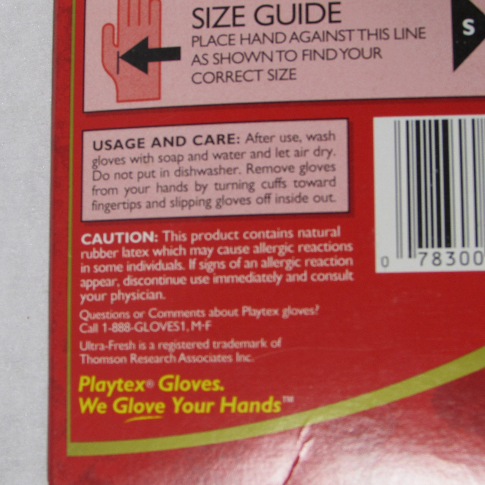 Vintage Playtex Living Gloves Yellow Size Large Long Cuff Cotton Lined USA NOS