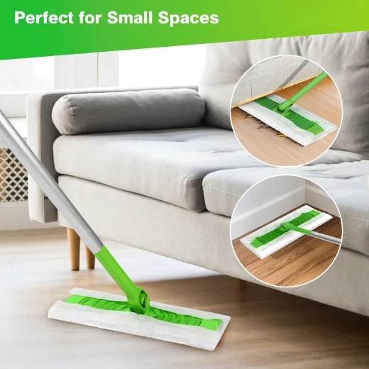 Dry Sweeping Cloths, 100 Count Mop Refill Compatible with Swiffer Sweeper – Disp