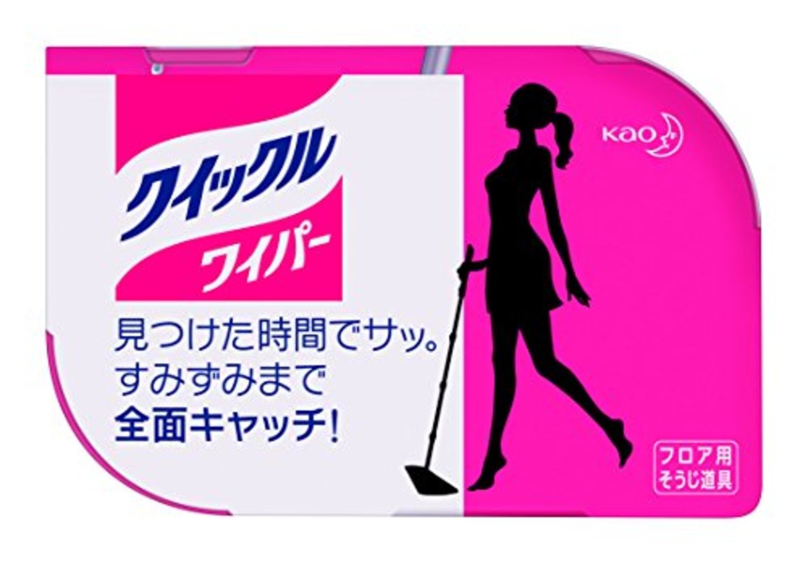 Kao Quickle Wiper 1 Mop 2 Fit & Catch Sheets Set F/S w/Tracking# Japan New