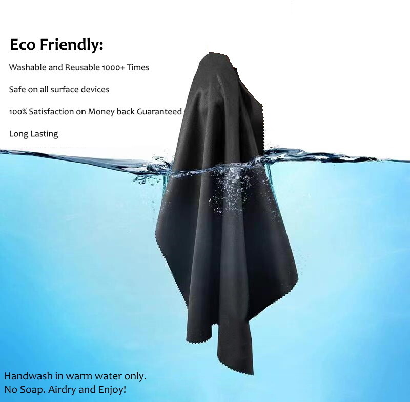 Oversized Microfiber Cleaning Cloth 50×50 CM for TV Screens Lens Phone