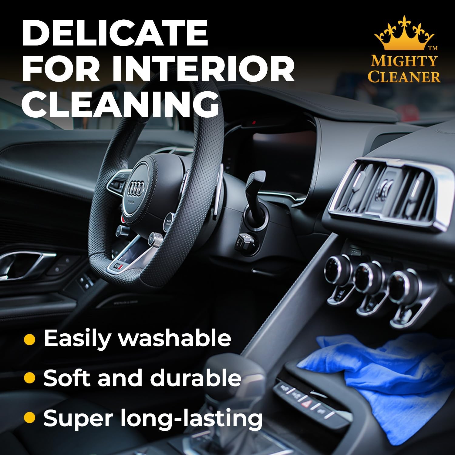 26×17 Inch Premium Shammy Cloth Car Drying Super Absorbent Chamois Towel Soft