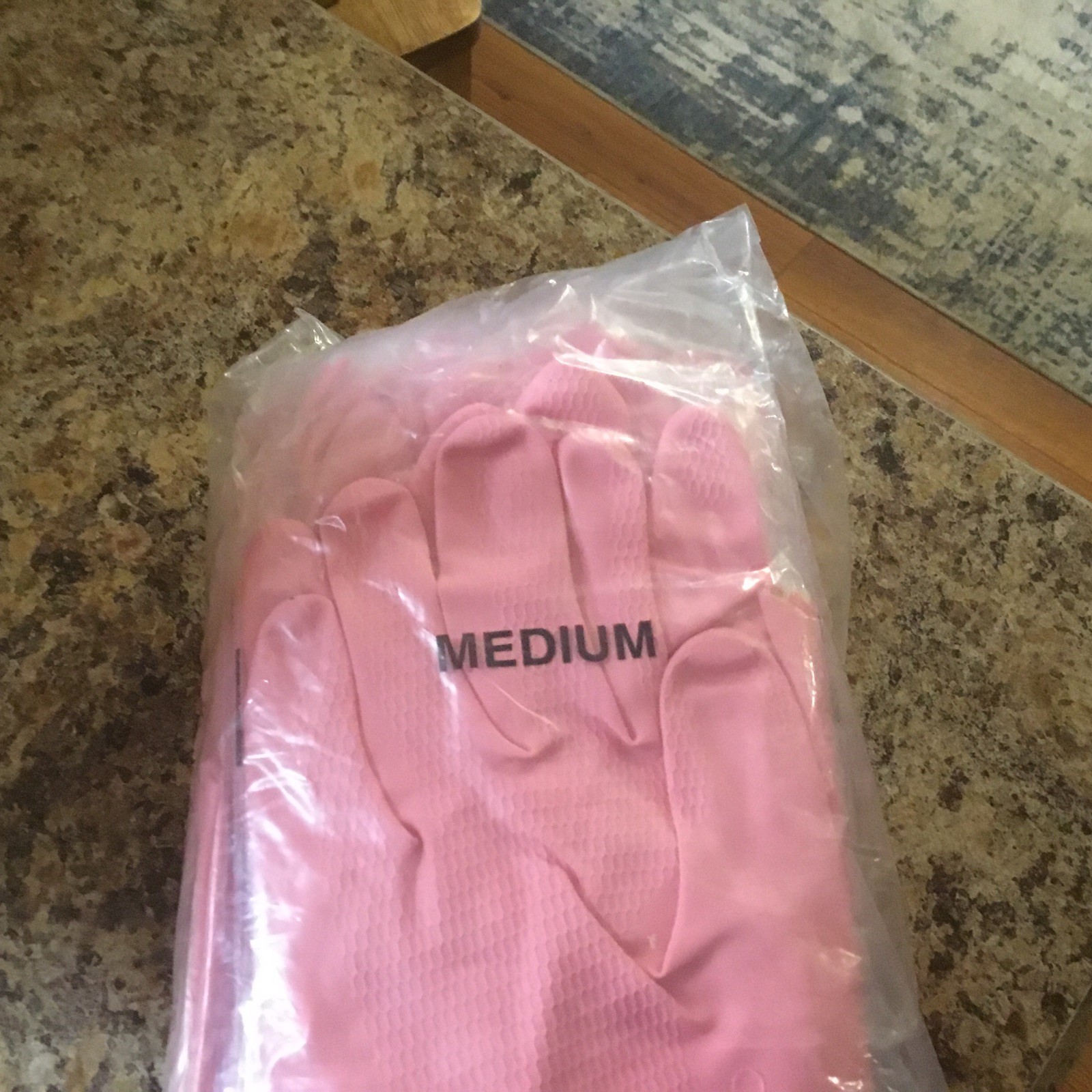 12 Pair PIP 48L185P/Size MED Pink Lined Frocked Latex Gloves Brand New In Bag