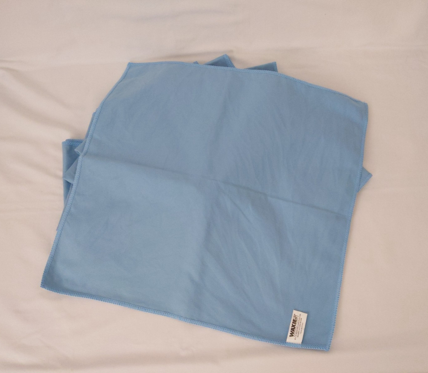 Waxie Blue Microfiber Suede Window Cloth 11 Pcs 16″ X 16″ 770410 Square