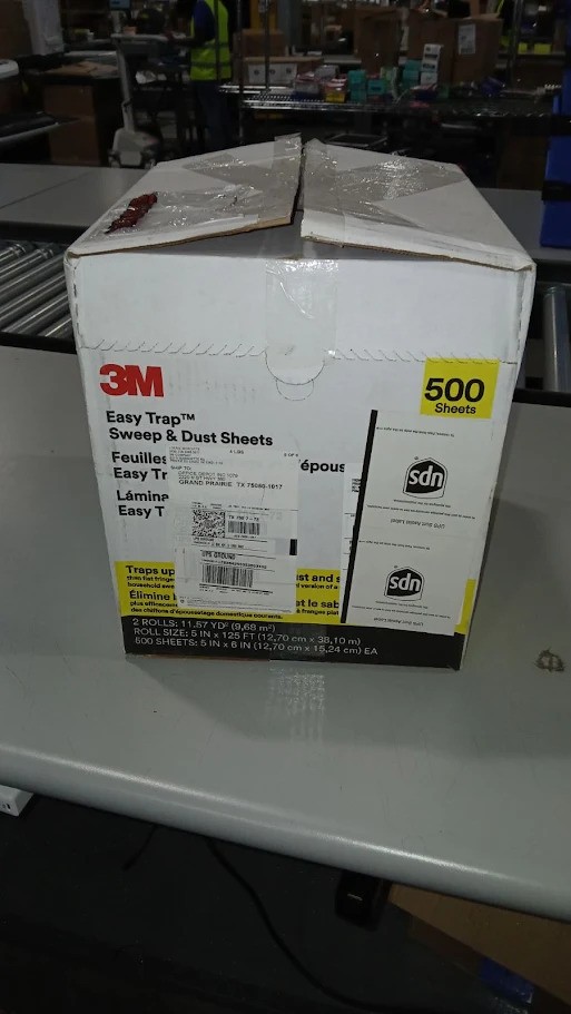 3M EASY TRAP DUSTER CLOTHS, SWEEP & DUST SHEETS 5″ X 6″ 125 FT 2/CASE – WHITE