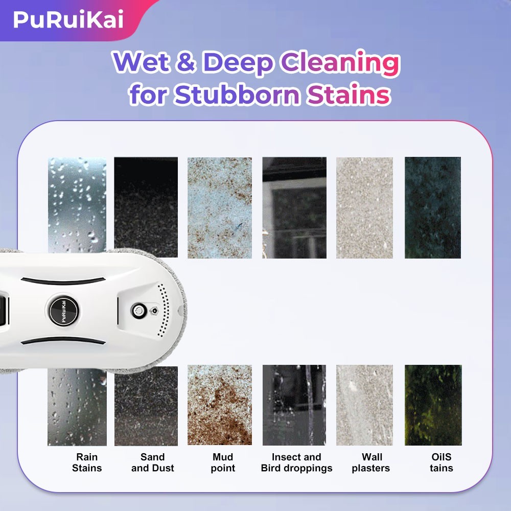 PuRuiKai’s latest 2026 model intelligent high-rise glass cleaning robot
