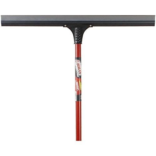 Libman 24in. Soft Rubber Floor Squeegee, 55in.L Handle, Model# 515