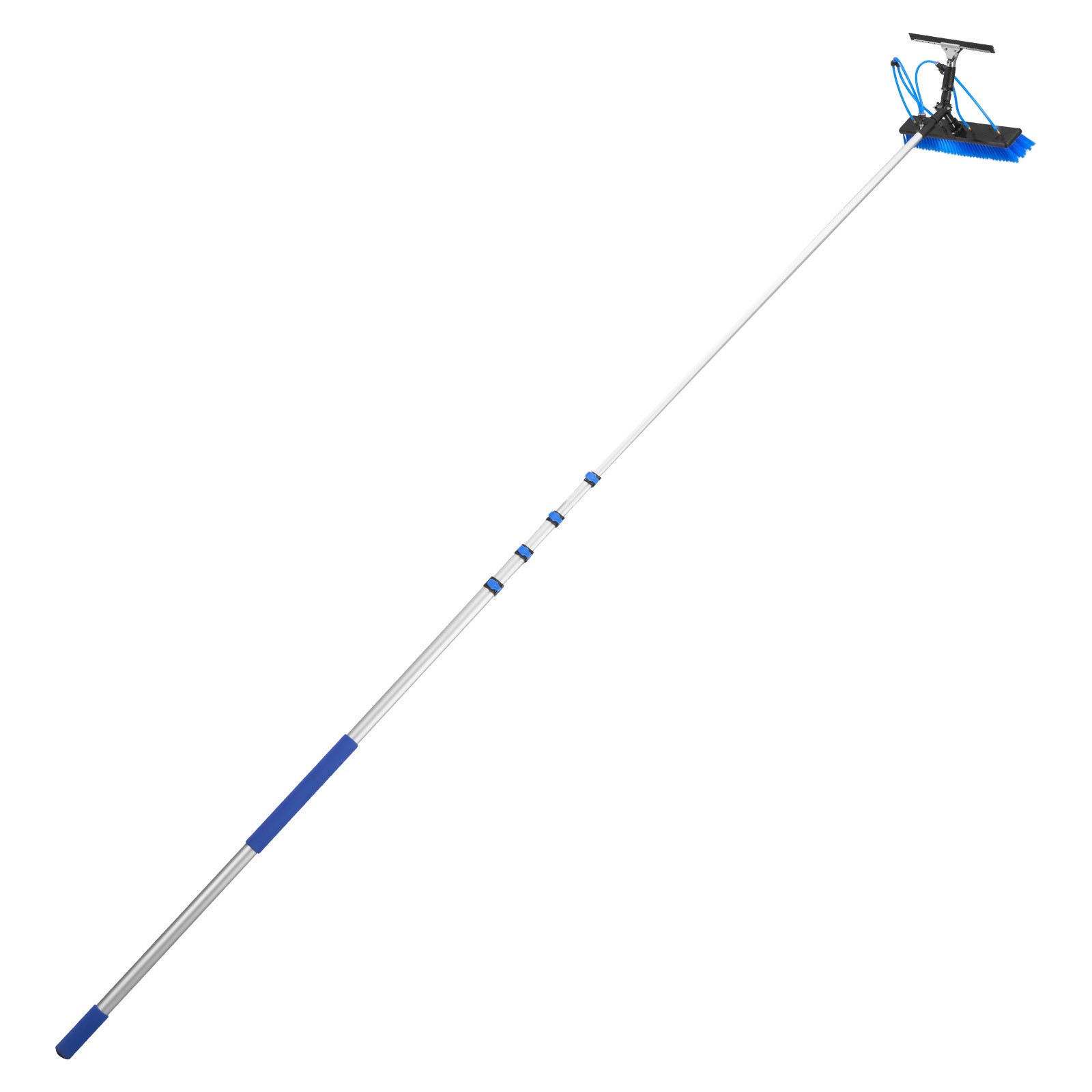 Uimoso Solar Panel Cleaning Kit with 26 ft Water Fed Pole, Brush, and Squeegee