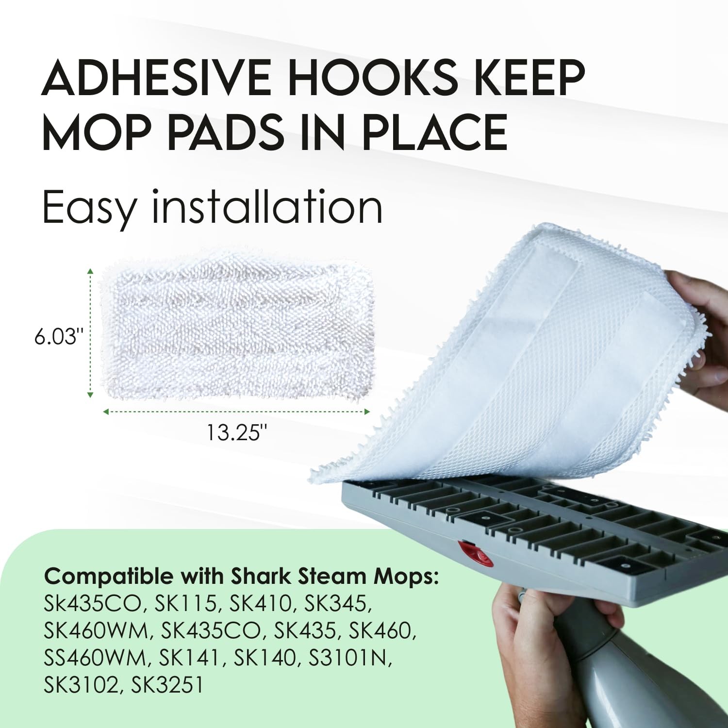 4-Pack Mop Pads for Shark Steam Mop SK Series & S Series – Shark Steam Replac…