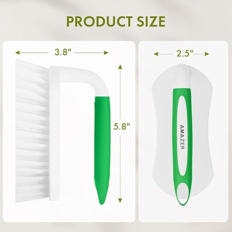 Ergonomic Scrub Brush Bathroom Kitchen Durable Stiff Bristles Easy Grip New