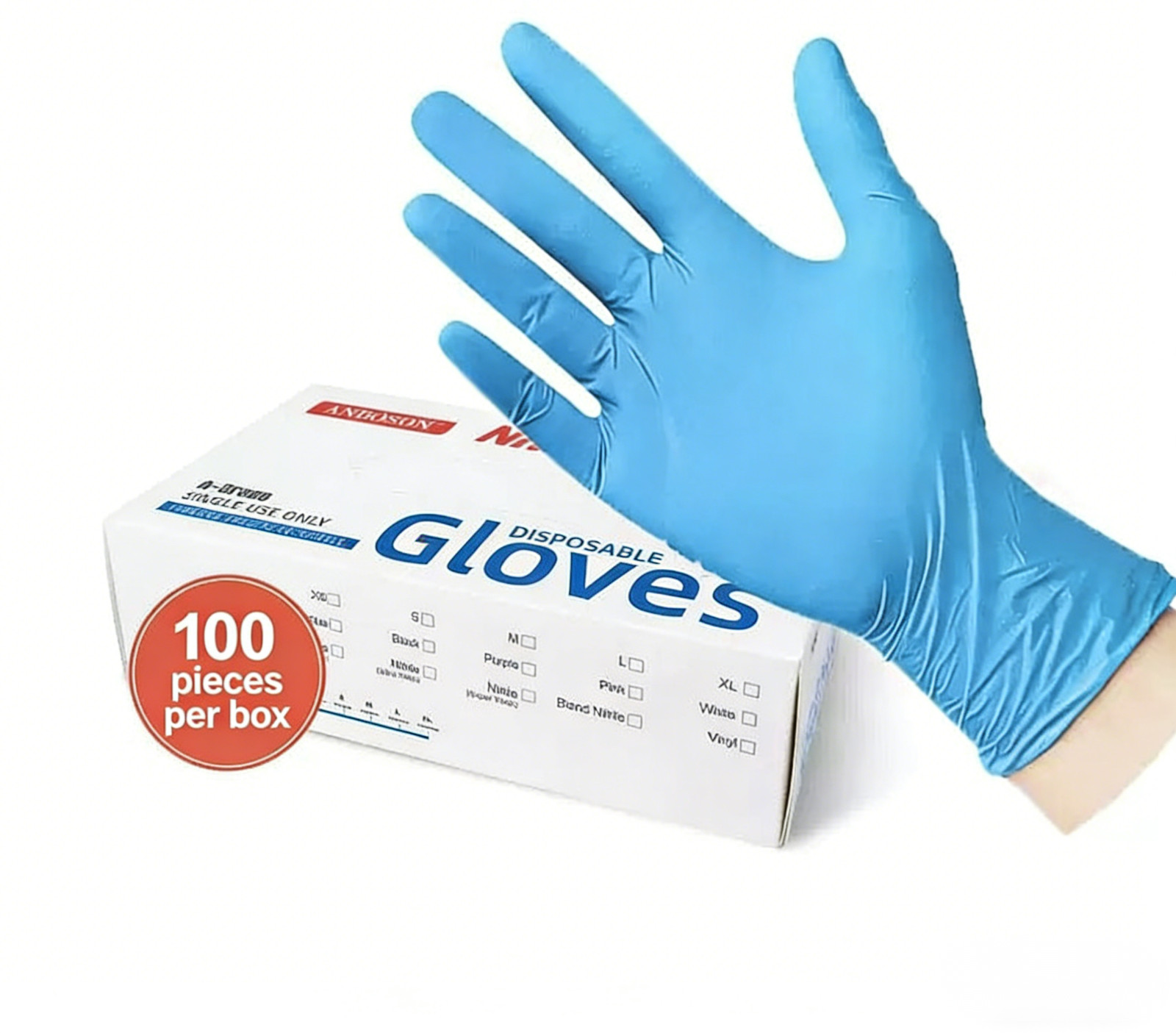 Thick Disposable Nitrile Gloves for Household Use Beauty Hair