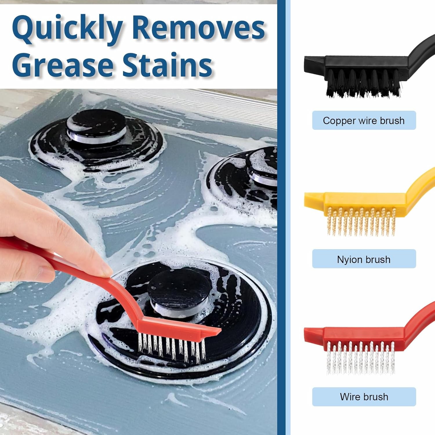 13Pcs Crevice Cleaning Brush Set, Multifunctal Hard Bristle Crevice