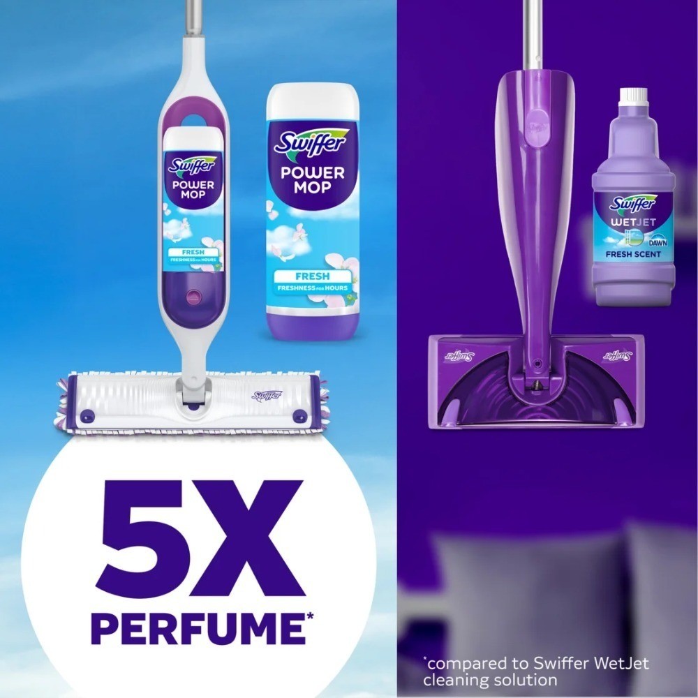 Power Mop Set, Floor Cleaner for Tile, Vinyl, Laminate, Wood