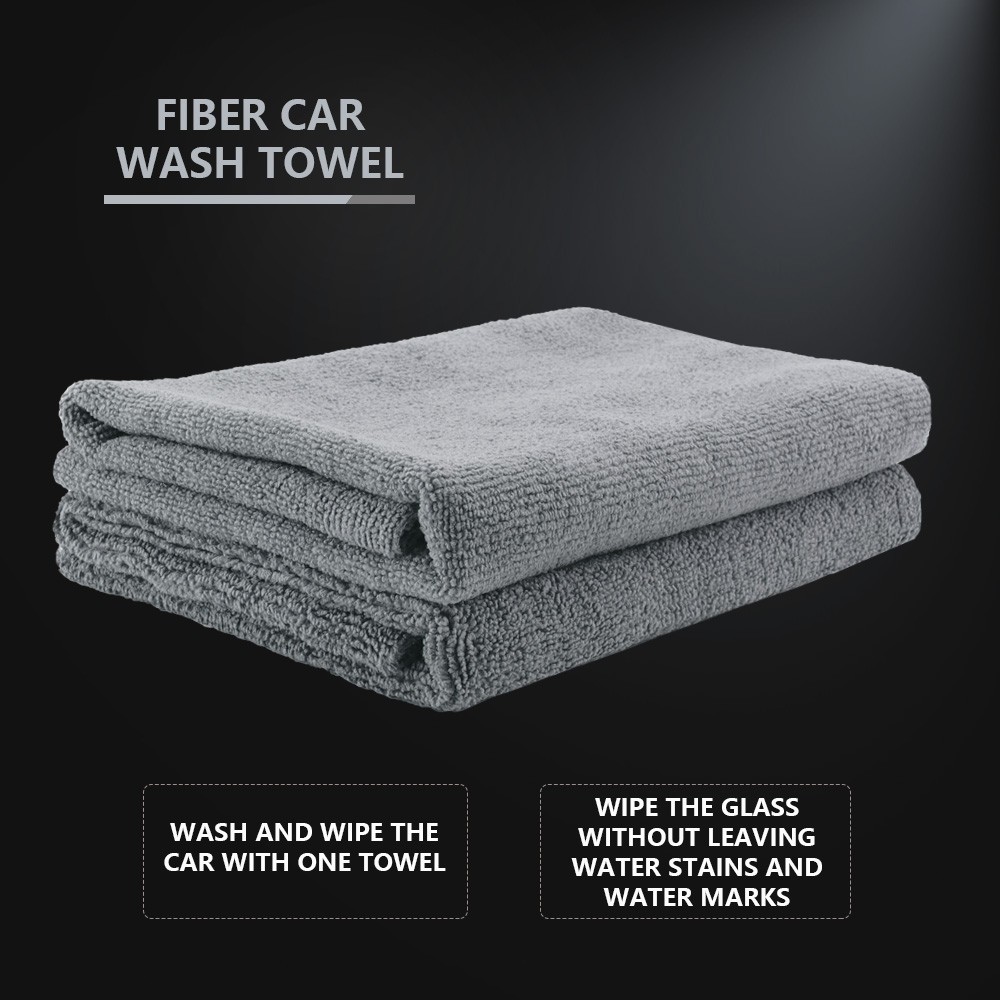 SPTA Microfiber Car Wash Cleaning Cloth Terry Streak Free Reusable 15.8″x15.8″