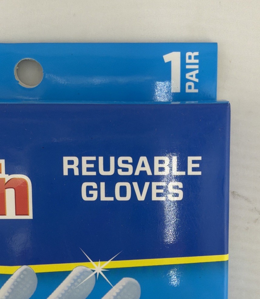 Mr. Clean Bliss Premium All Purpose Cleaning Gloves Small Latex Free 1 Pair. New