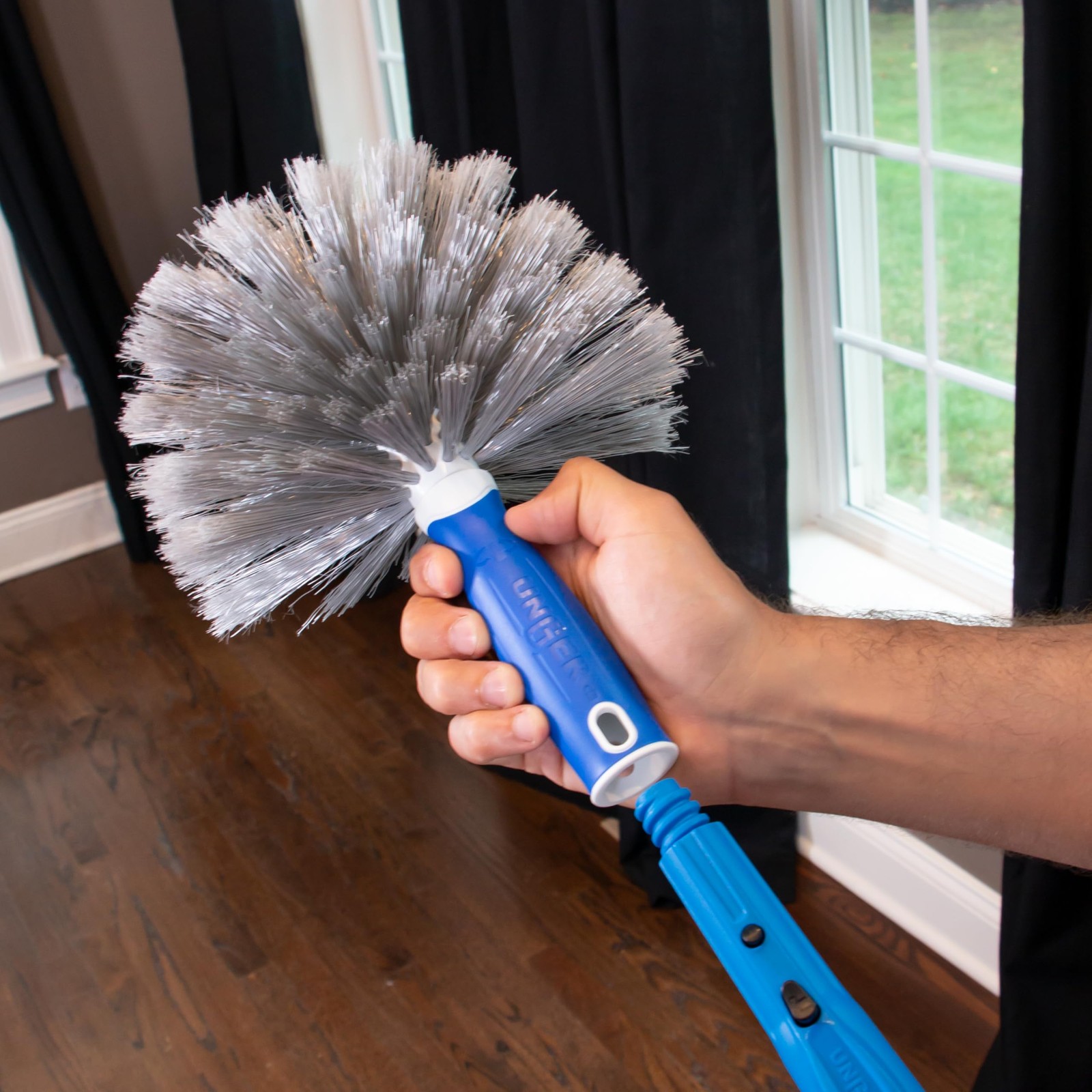 Unger Cobweb & Corner Duster – Dusters for Cleaning, One Size, White/Black