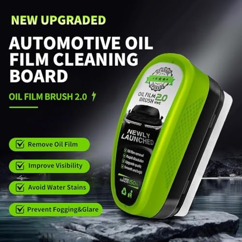Automotive Oil Film Cleaning Brush,Oil Film Cleaning Brush for car Green
