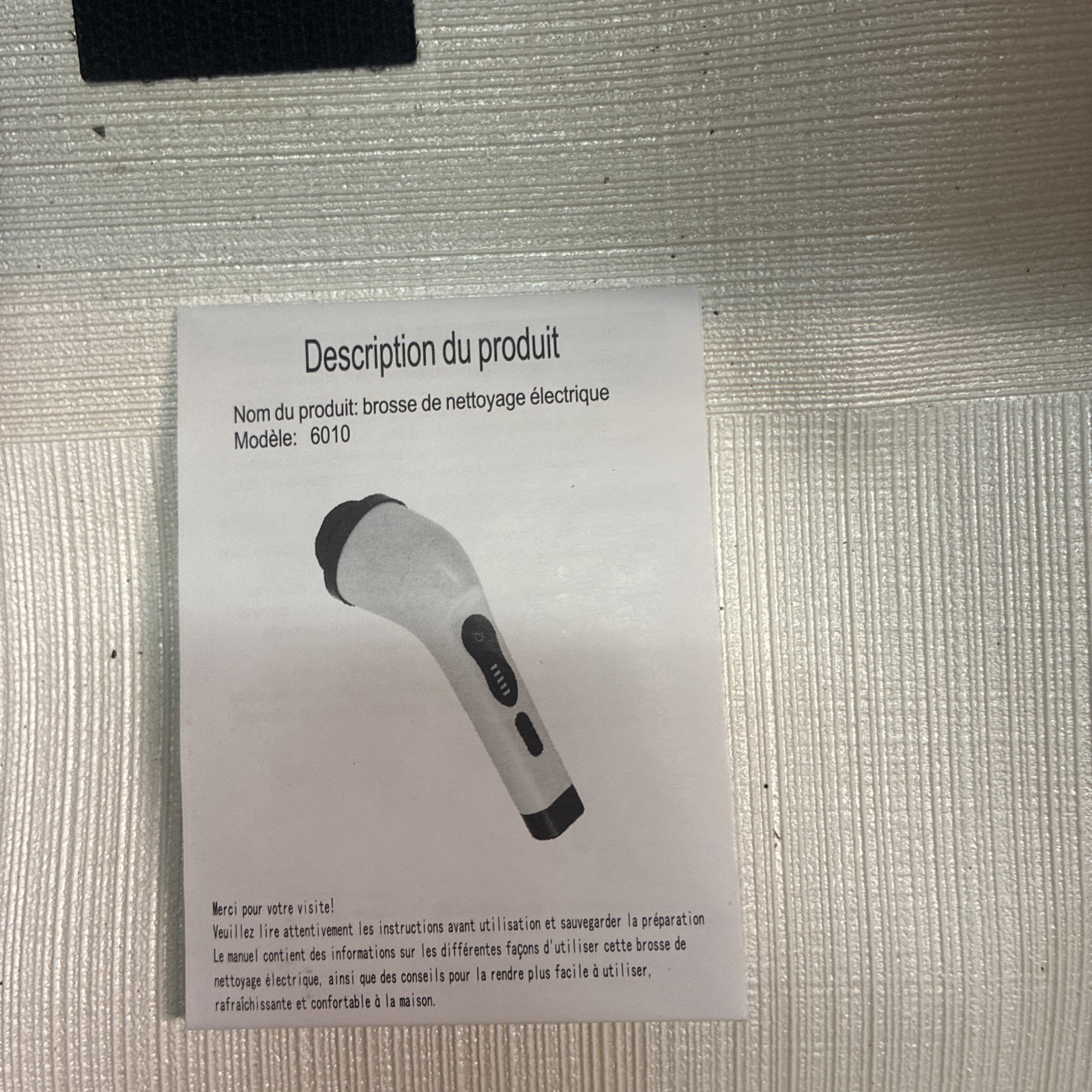 8 in 1 Electric Cleaning Brush ANS-8050 25W Rechargeable Multiple Heads