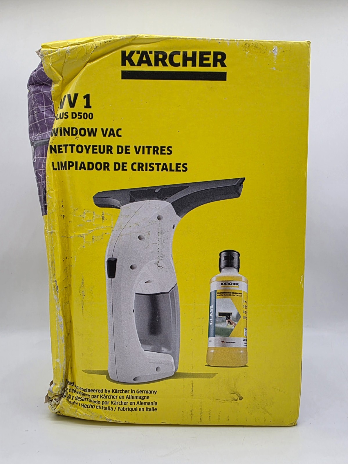 New! Karcher WV 1 Plus D500 Window Vacuum Squeegee Cleaner – Damaged Box