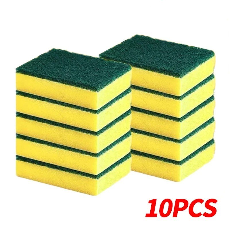 Double-Sided Magic Cleaning Sponge Rust Remover Scrub Brush Kitchen Cleaning