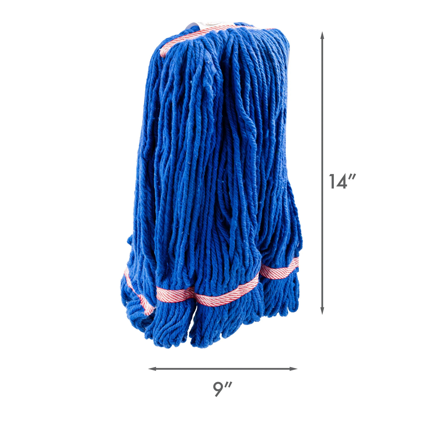 Heavy Duty Mop Refill Blue Cotton Blend Fibers