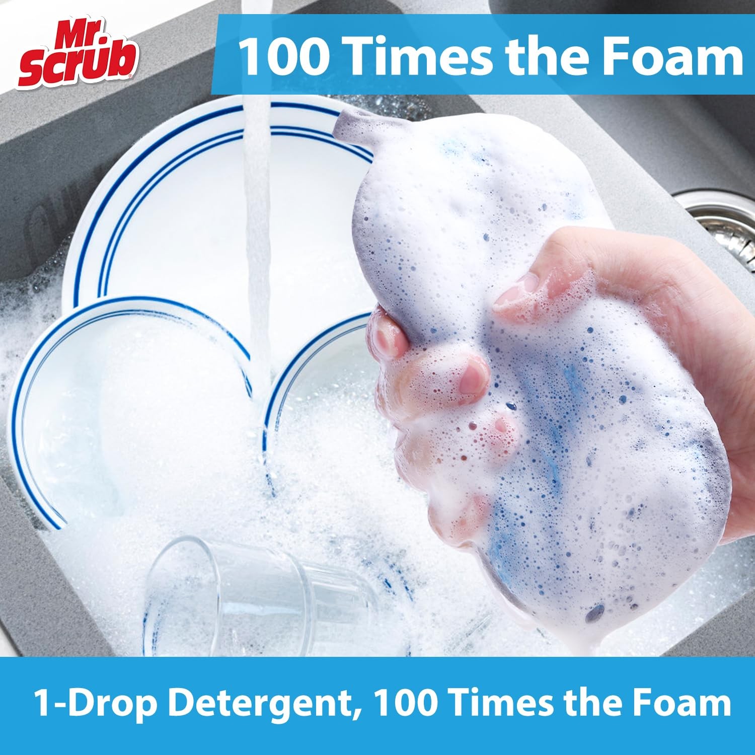 Sponges Kitchen Dish Sponge for Washing Dishes Cleaning Kitchen, All-Purpose,