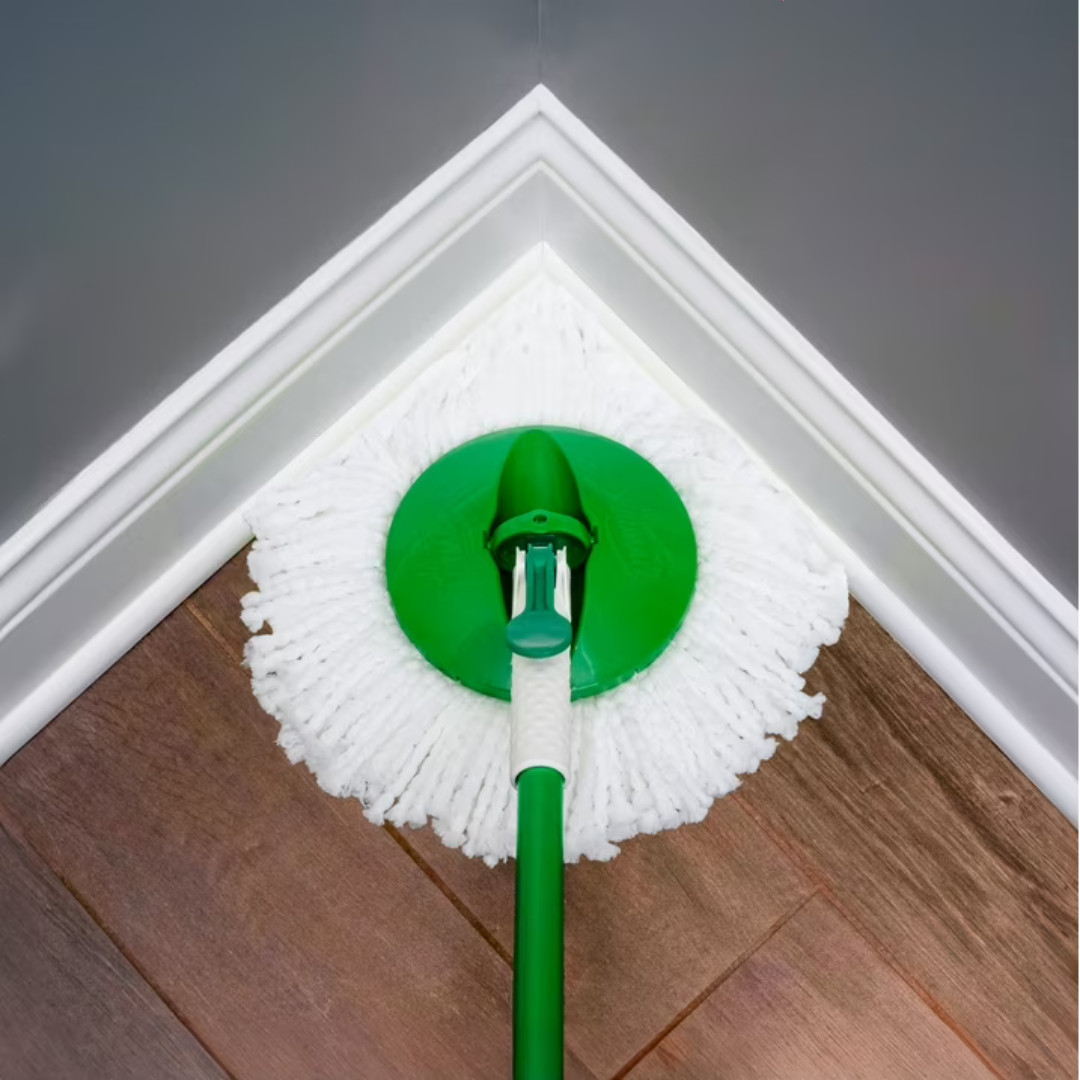 Libman All-in-One Tornado Spin Mop Floor Cleaning Kit, Advanced Microfiber Head