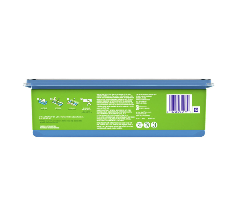 Sweep + Mop XL Wet Pads Refill Fresh Scent 12 Count Floor Cleaning Cloths