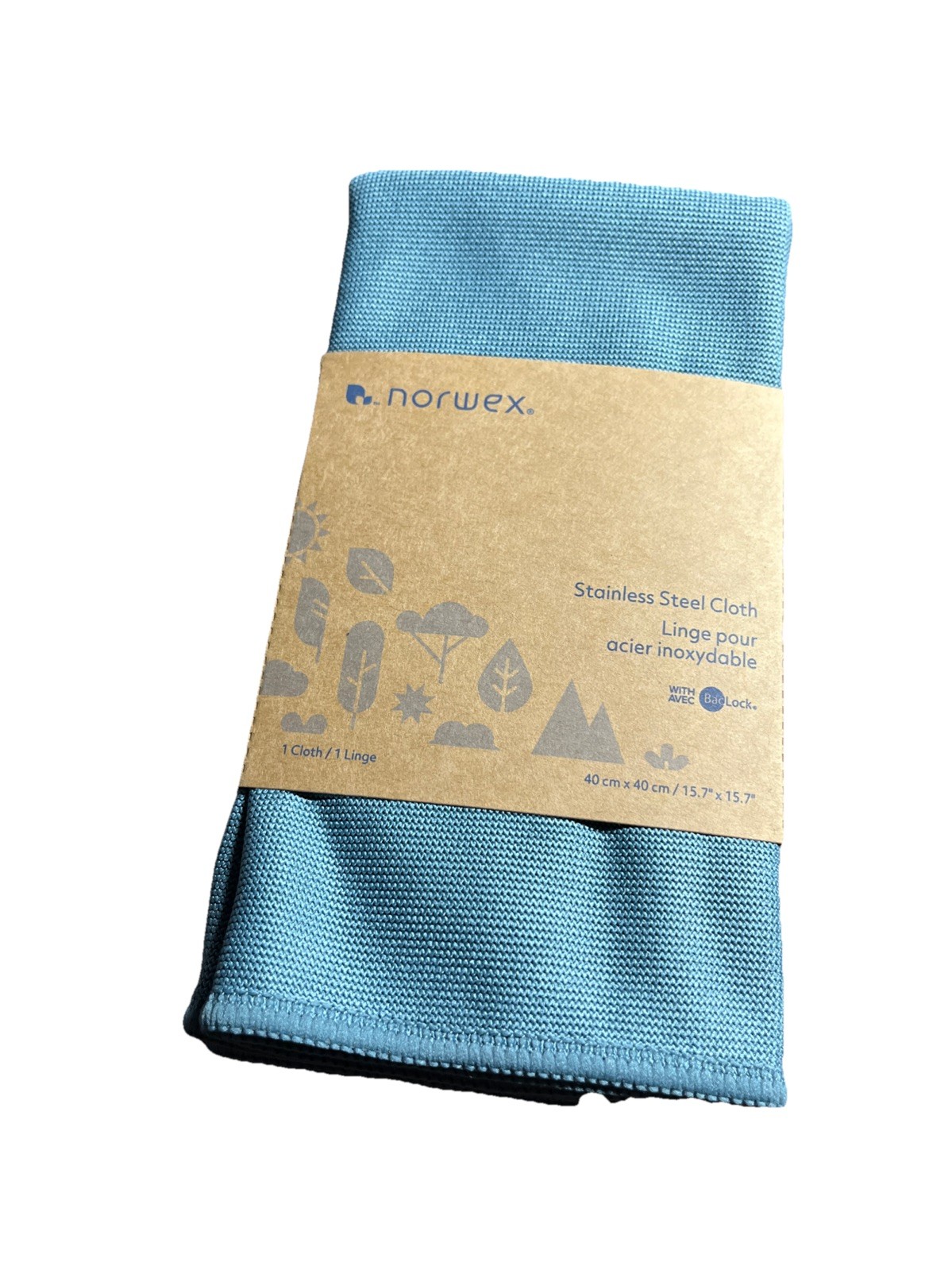 Norwex Stainless Steel Cloth Microfiber New In Package
