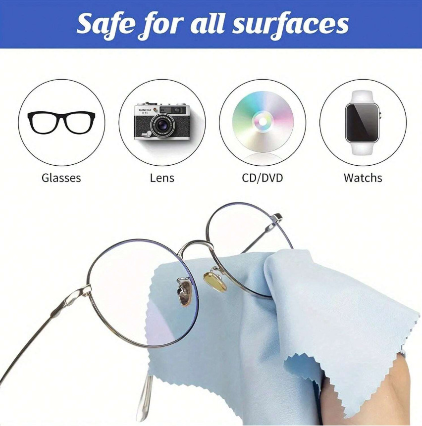 10pcs Microfiber Cleaning Cloths – Multi-Purpose Wipes for Glasses & Screens-NEW