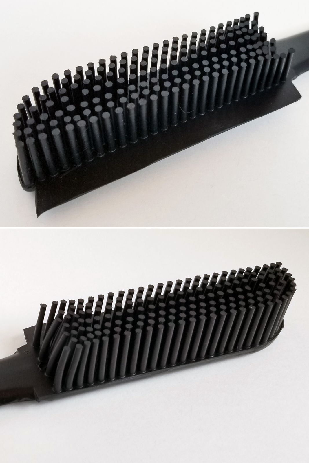 Rubber Bristle Hand Brush With Squeegee – Scrub Sweep & Clean Lint -RANDOM COLOR