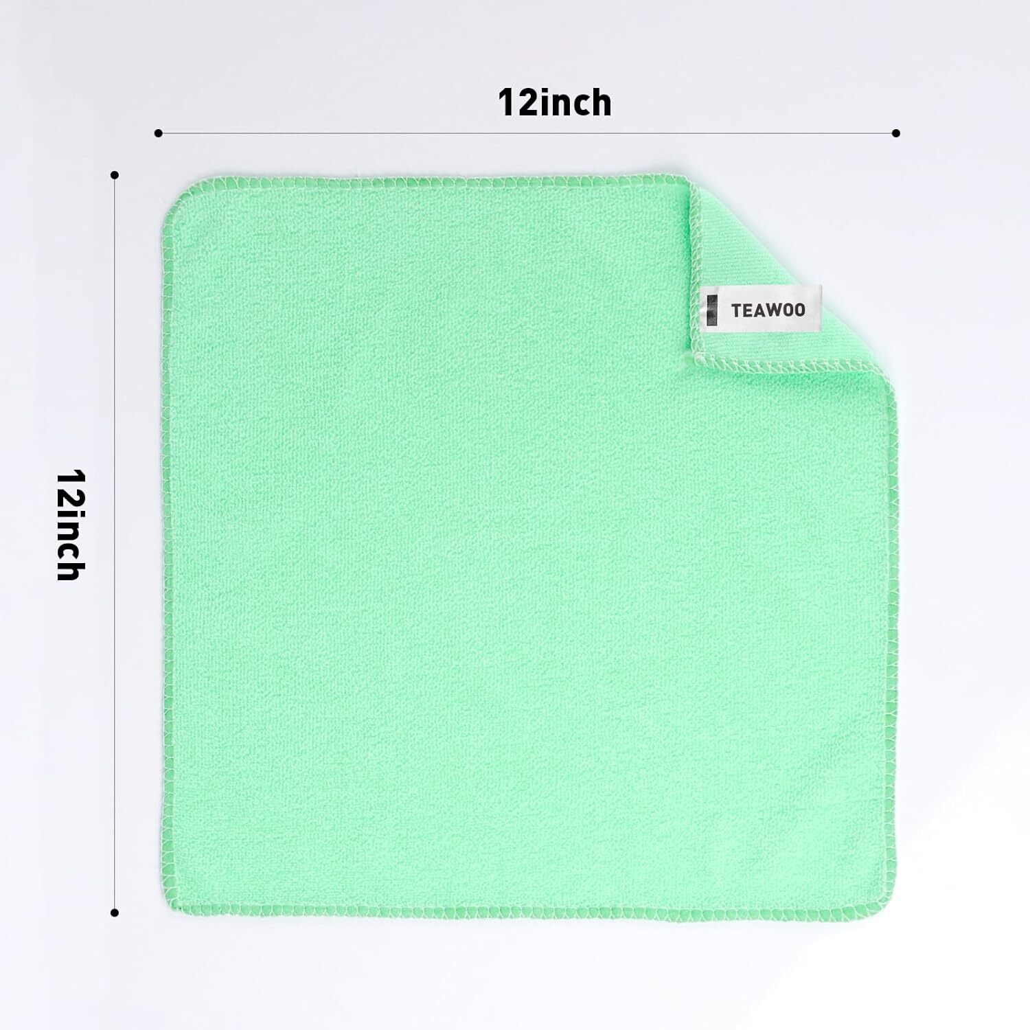 400 Microfiber Towels for Cars – Bulk Cleaning Cloths, Assorted Colors, 12″x12″